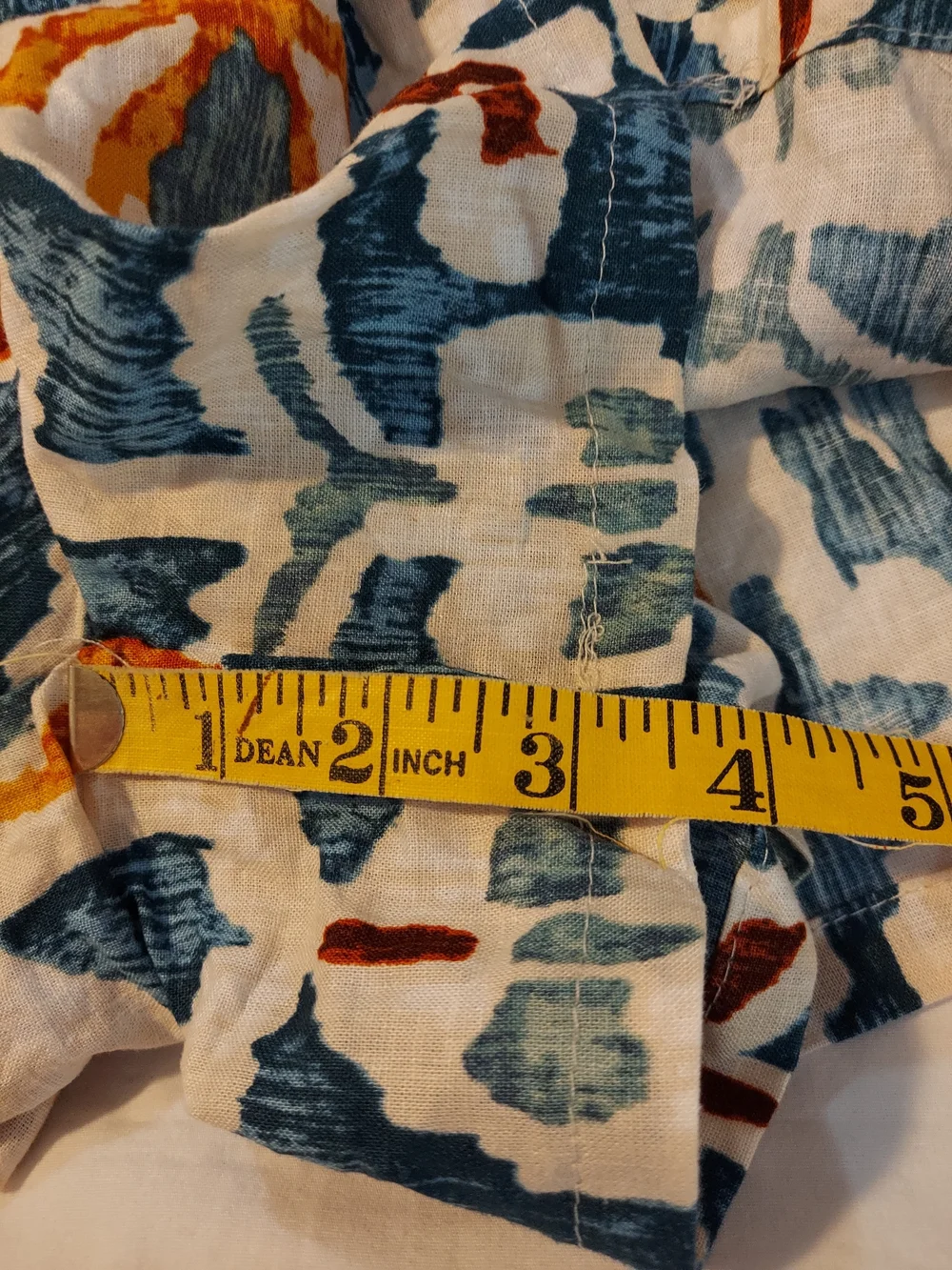 Christian Siriano NY Linen Blend Boho Ikat Shorts With Pockets - S - Picture 6 of 7